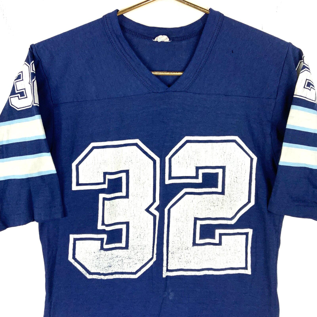 Vintage 198039s Jersey Tshirt XS Blue Made Canada VNeck Jersey – Feel-Good Design · Trending Graphic Apparel