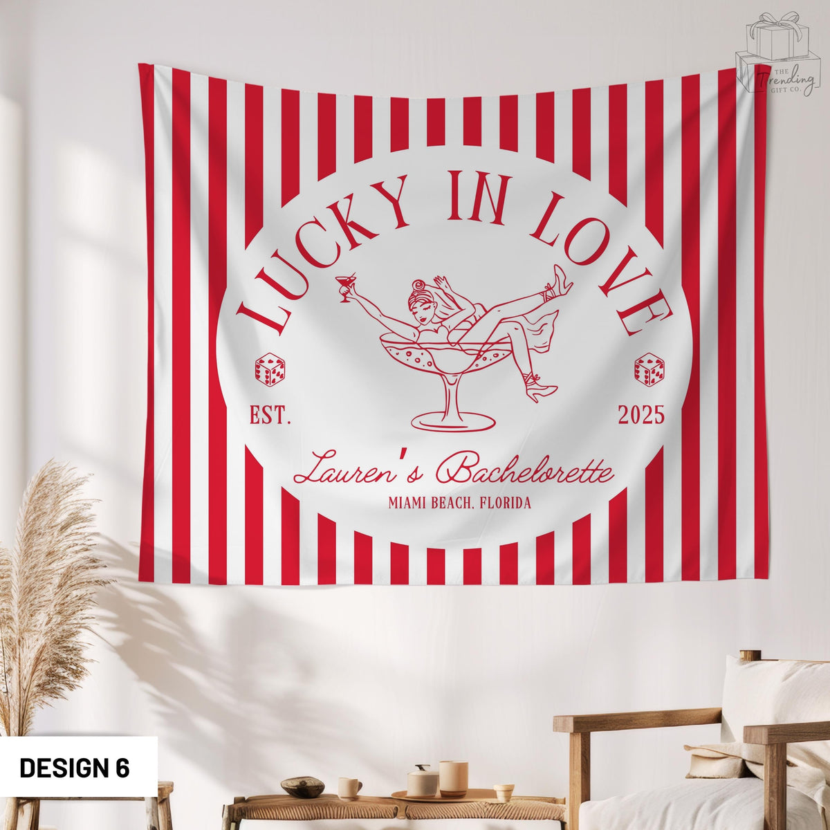 Lucky In Love Bachelorette Banner Las Vegas Party Decor Custom Bachelorette Photo Backdrop Bridal Shower Welcome SignCasino BachTapestry Graphic Tee – Fan Favorite · Trending Graphic Apparel