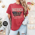 4th of July Comfort Colors Tshirt America Independence Unisex Tee Patriotic Fourth of July Shirt Red White Blue Holiday Apparel Graphic Tee – Bold Style · Trending Graphic Apparel