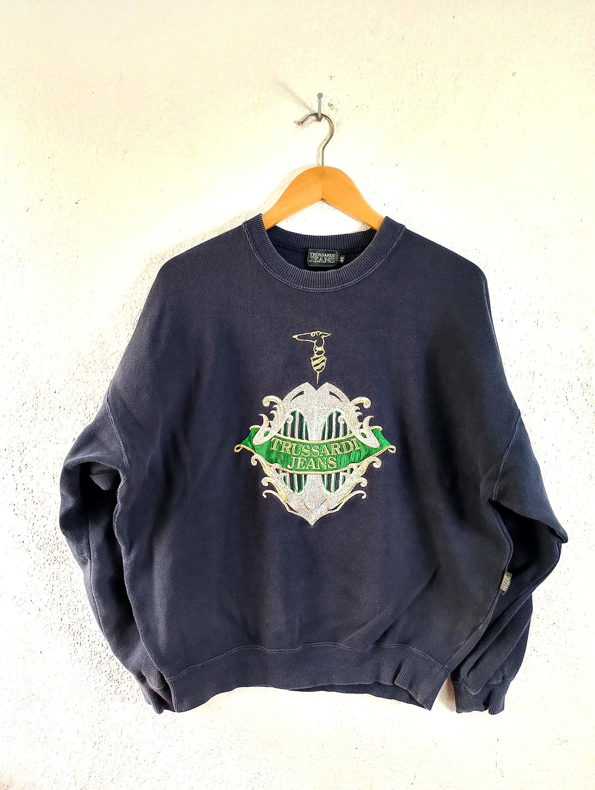 Vintage trussardi embroidery logo crewneck sweatshirt Sweatshirt – Bold Style · Top Pick For Any Outfit