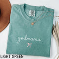 Coquette Godmama Shirt Baptism Gift Gift For Godmama Proposal New Godmama Tshirt Godparents Gift Christening Gift Graphic Tee – Easygoing Wear · Perfect For Daily Wear