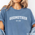 Custom Godmother Est Shirt Personalized Baptism Gift Gift For Godmother Proposal New Godmother Tshirt Christening Gift Graphic Tee – Everyday Comfort · Must-Have Style