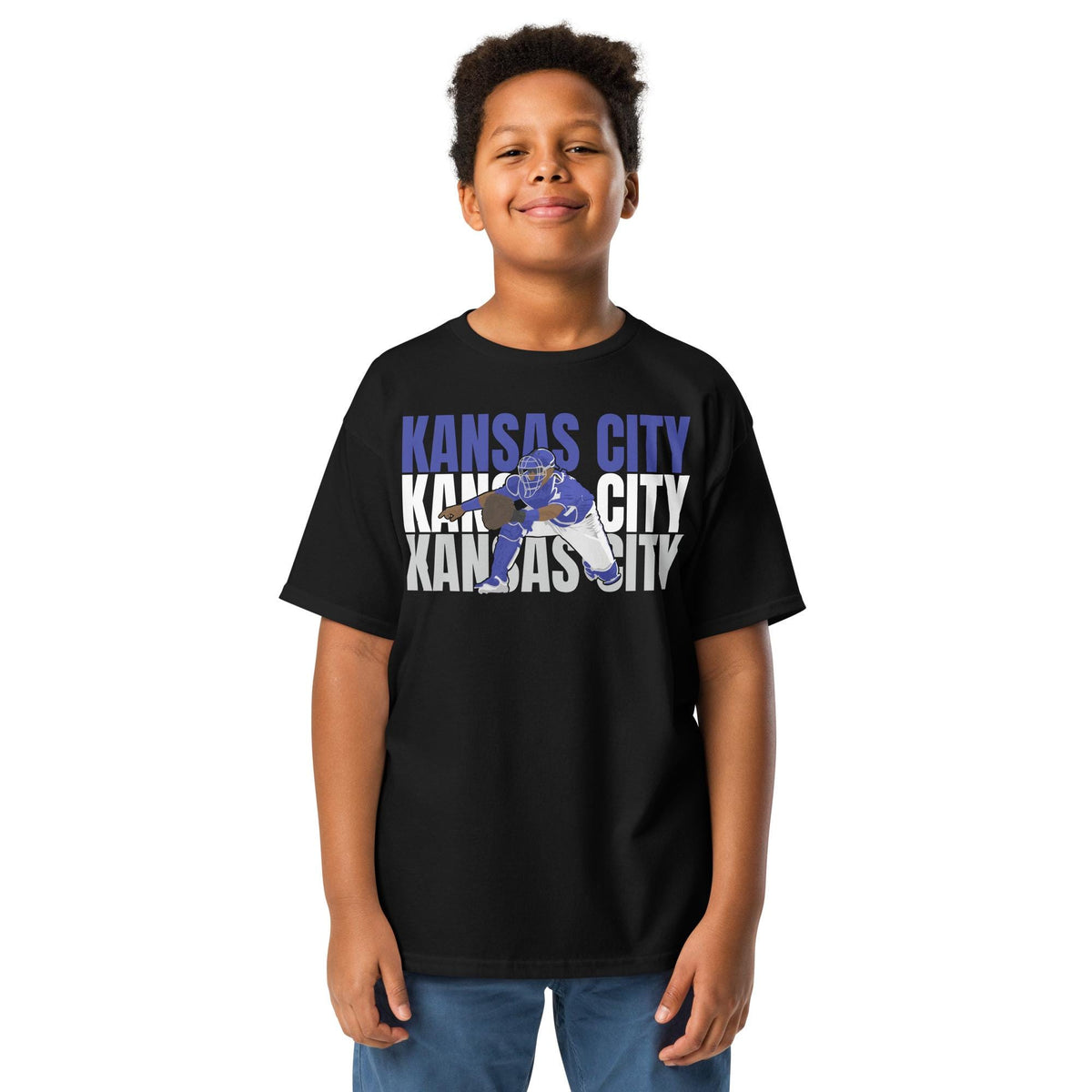 Youth Perez Shirt Royals Short Sleeve T Shirt Gildan Tee Kansas City Baseball Kids KC gear Game Day Boys Girls Crown Town Salvy Graphic Tee – Fan Favorite · Top Pick For Any Outfit