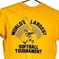 Vintage Softball Tournament TShirt Medium Yellow Made Usa Richmond Robin 1980s Graphic Tee – Bold Style · Top Pick For Any Outfit