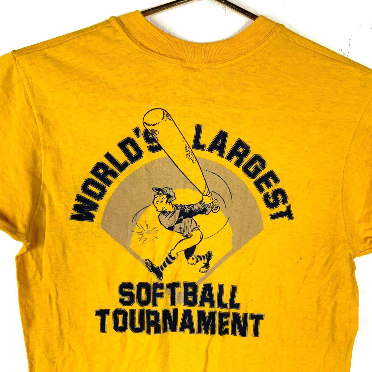 Vintage Softball Tournament TShirt Medium Yellow Made Usa Richmond Robin 1980s Graphic Tee – Bold Style · Top Pick For Any Outfit