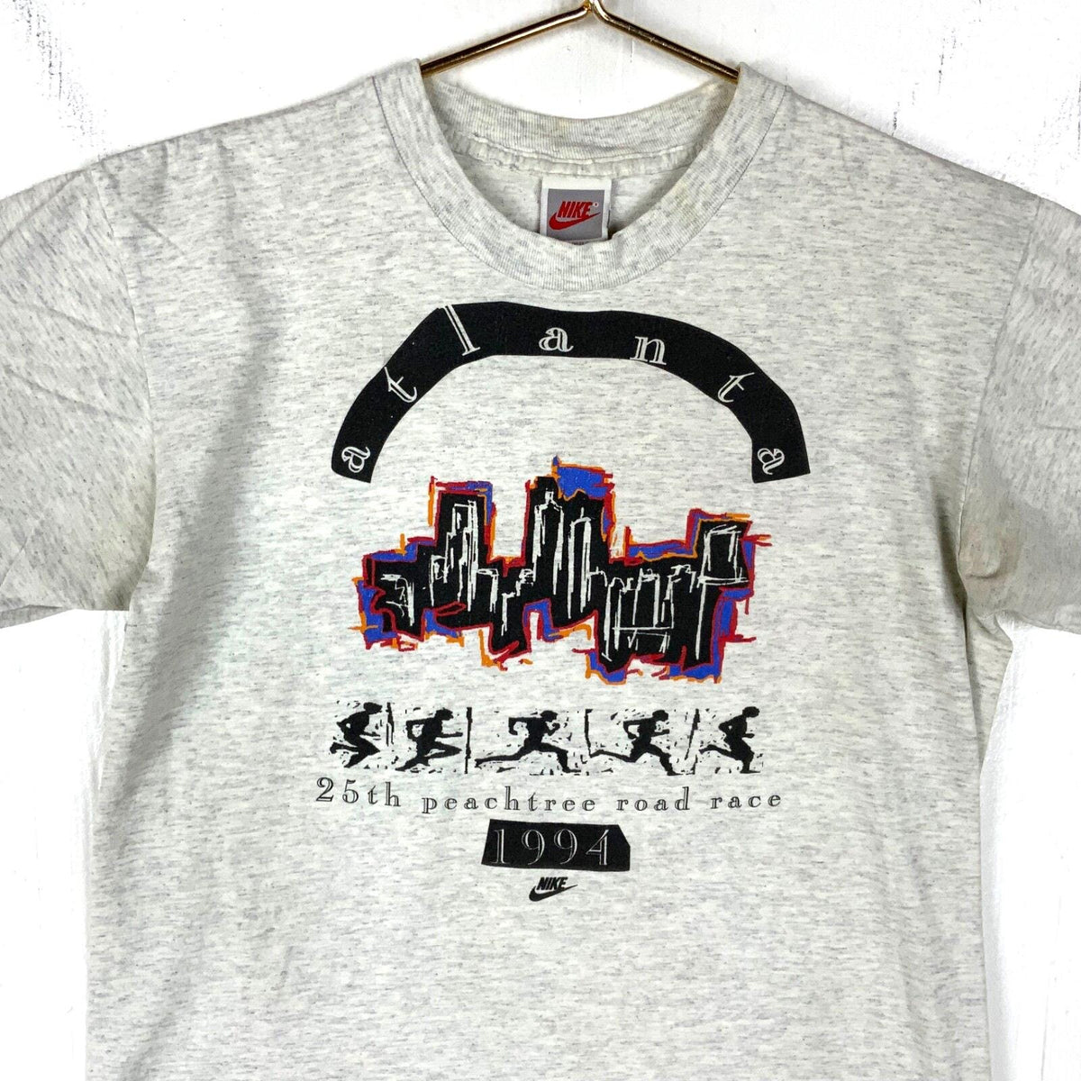 Vintage Nike TShirt Medium Single Stitch Atlanta 25th Peachtree Road Race 90s Graphic Tee – Premium Graphic · Perfect For Daily Wear