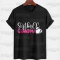 Softball Grandma PNG Design for T Shirt Printing Sublimation DIY Crafts Digital Download Transparent Background High Resolution File Graphic Tee – Aesthetic Look · Perfect For Daily Wear