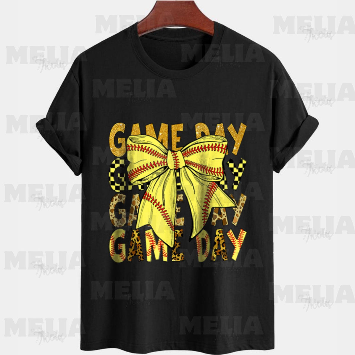 Retro Game Day PNG Design for Softball T Shirt Coquette Bow Fall Sports Digital Print for Sublimation DIY Apparel Crafts Gifts Graphic Tee – Fan Favorite · Must-Have Style