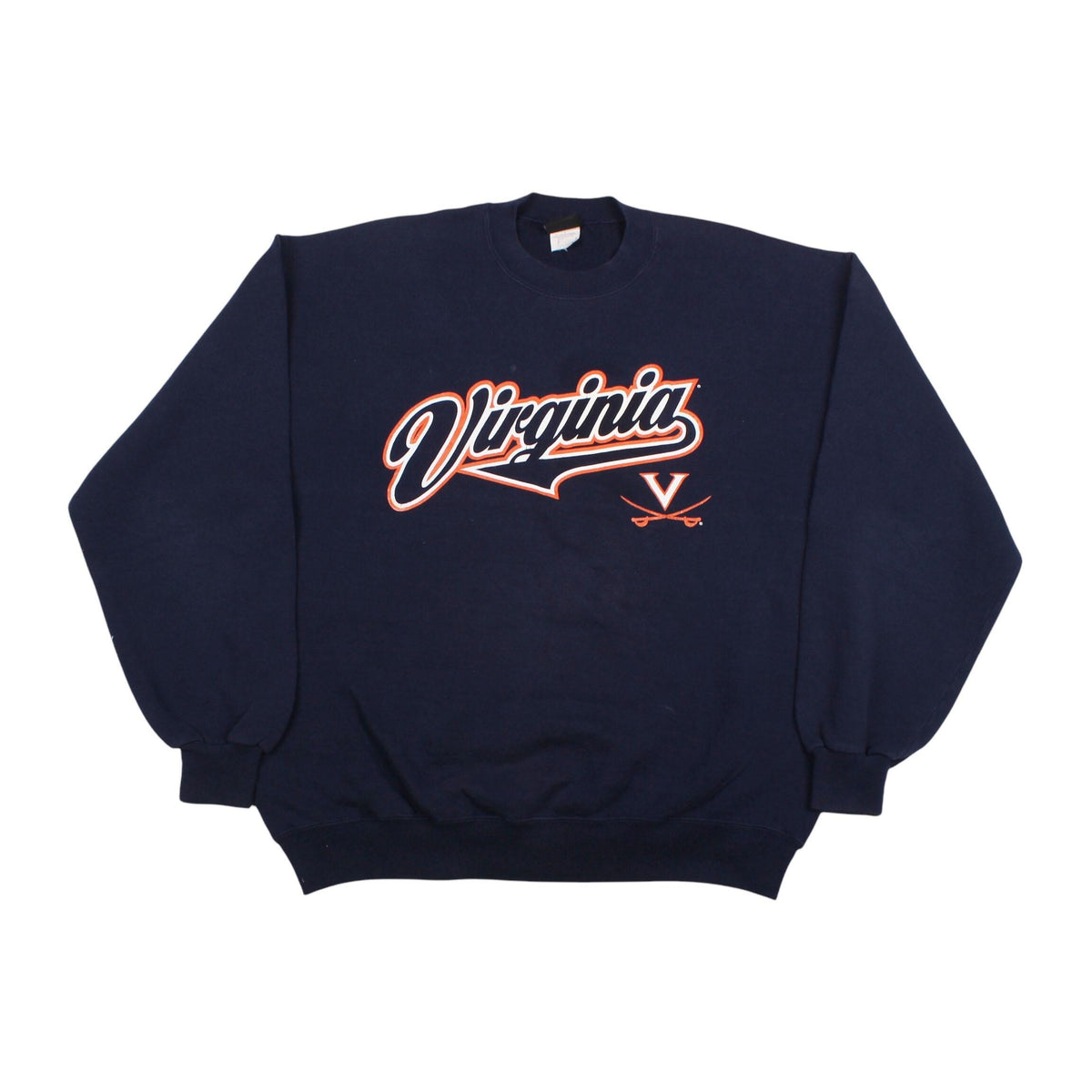Vintage Y2K Starter University of Virginia Navy Blue Crewneck Sweatshirt Size L Sweatshirt – Bold Style · Must-Have Style