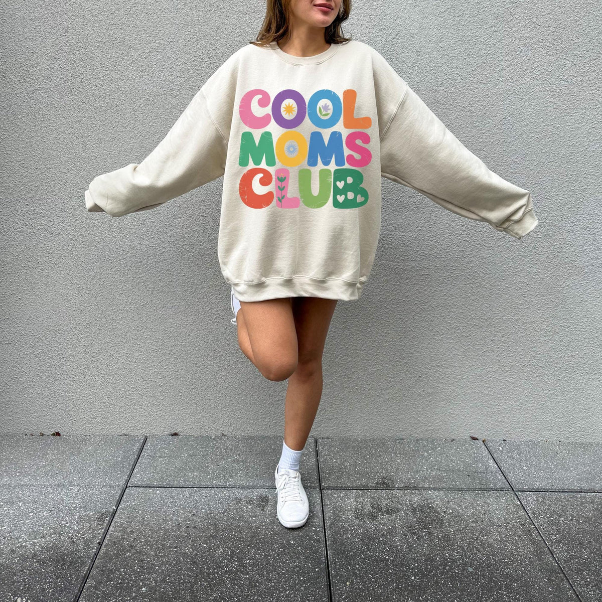 Cool Moms Club Sweatshirt Cool Mom Sweatshirt Gift for Mom New Mom Gift New Mama Gift New Mama Shirt Funny Mom Shirt Sweatshirt – Cozy Vibes · Great Gift For Fans