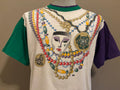 Vintage 90s New Orleans Mardi Gras Beads Mask Tshirt L Graphic Tee – Bold Style · Top Pick For Any Outfit