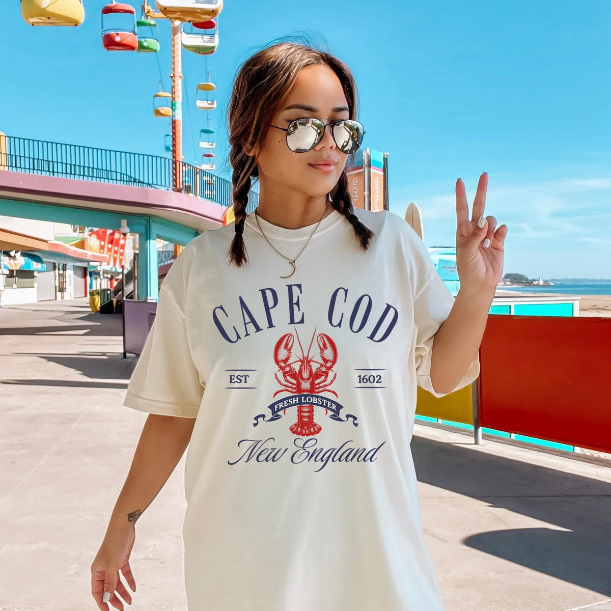 Cape Cod Shirt Lobster Shirt New England Shirt Fisherman Aesthetic Tee Coastal Shirt Beach Shirt Gift for Travel Lover Graphic Tee – Warm & Stylish · Top Pick For Any Outfit