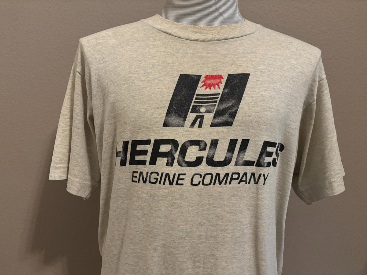 Vintage 90s Hercules Engine Company Trucks And Tractors Engines Tshirt L Graphic Tee – Premium Graphic · Great Gift For Fans