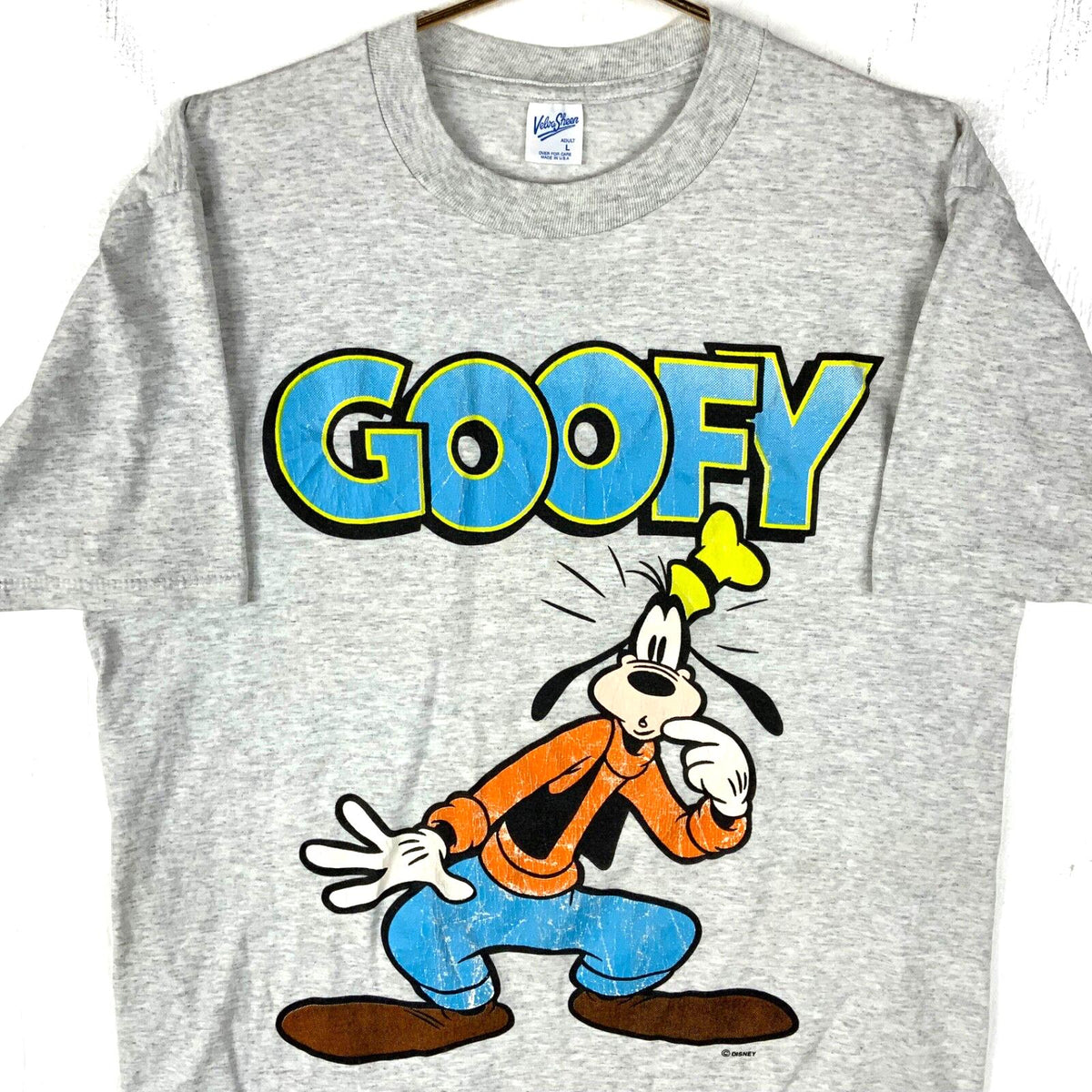 Vintage Goofy Disney TShirt Size Large Gray Made In Usa Cartoon 90s Graphic Tee – Feel-Good Design · Trending Graphic Apparel