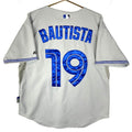 Toronto Blue Jays Majestic Jersey Size 48 Large Gray Mlb Authentic Jos Bautista Jersey – Easygoing Wear · High-Quality Print