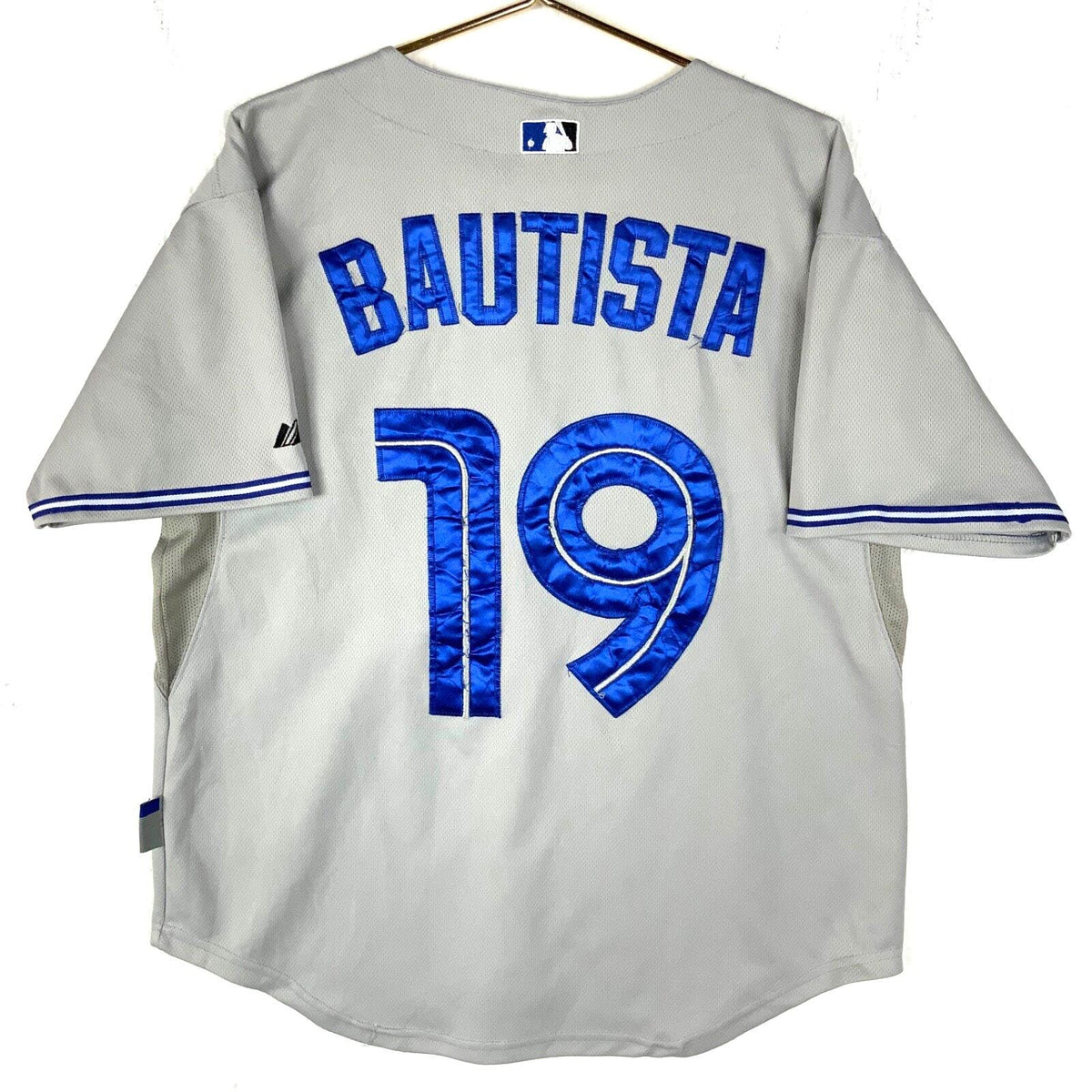 Toronto Blue Jays Majestic Jersey Size 48 Large Gray Mlb Authentic Jos Bautista Jersey – Easygoing Wear · High-Quality Print