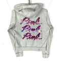 Victoria39s Secret Pink Women39s Sweatshirt Hoodie Large Gray Full Zip Sequin 2012 Hoodie – Aesthetic Look · Perfect For Daily Wear
