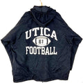 Vintage Utica Football Champion Windbreaker Jacket 2XL Black Ncaa Graphic Tee – Easygoing Wear · Trending Graphic Apparel