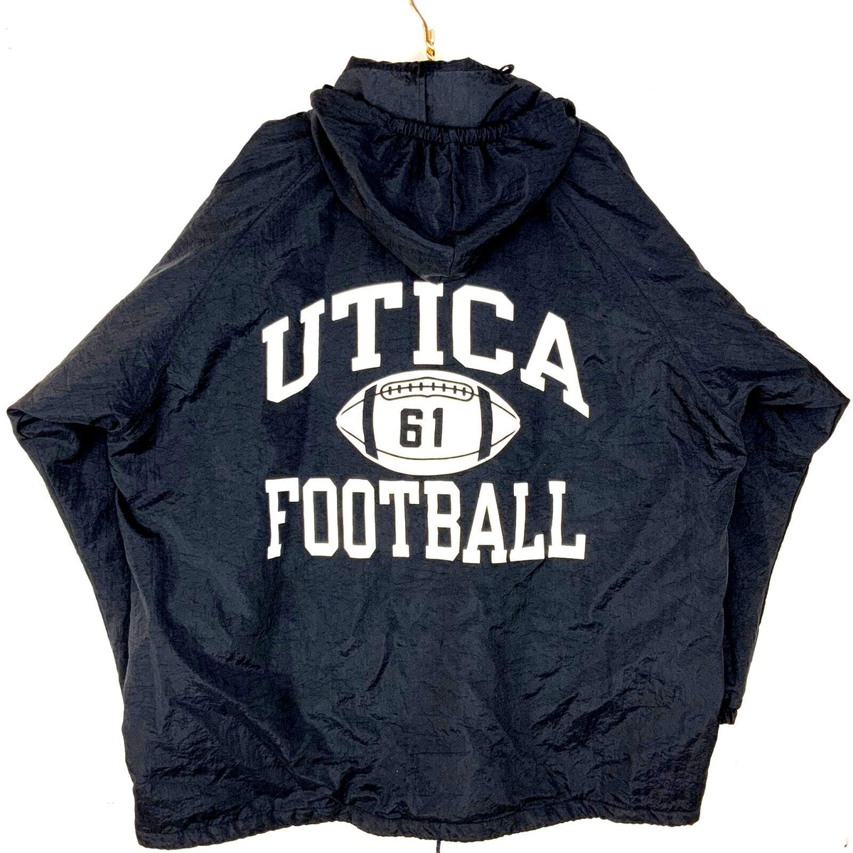 Vintage Utica Football Champion Windbreaker Jacket 2XL Black Ncaa Graphic Tee – Easygoing Wear · Trending Graphic Apparel