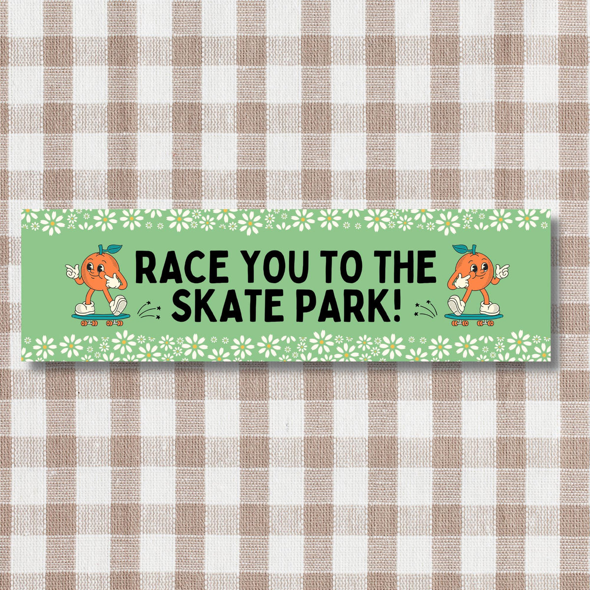 Race You to the Skate Park Funny Saying Bumper Sticker for Friend Who Loves Skating or Rollerblading Cute and Small 16th Birthday Gift Graphic Tee – Feel-Good Design · Top Pick For Any Outfit