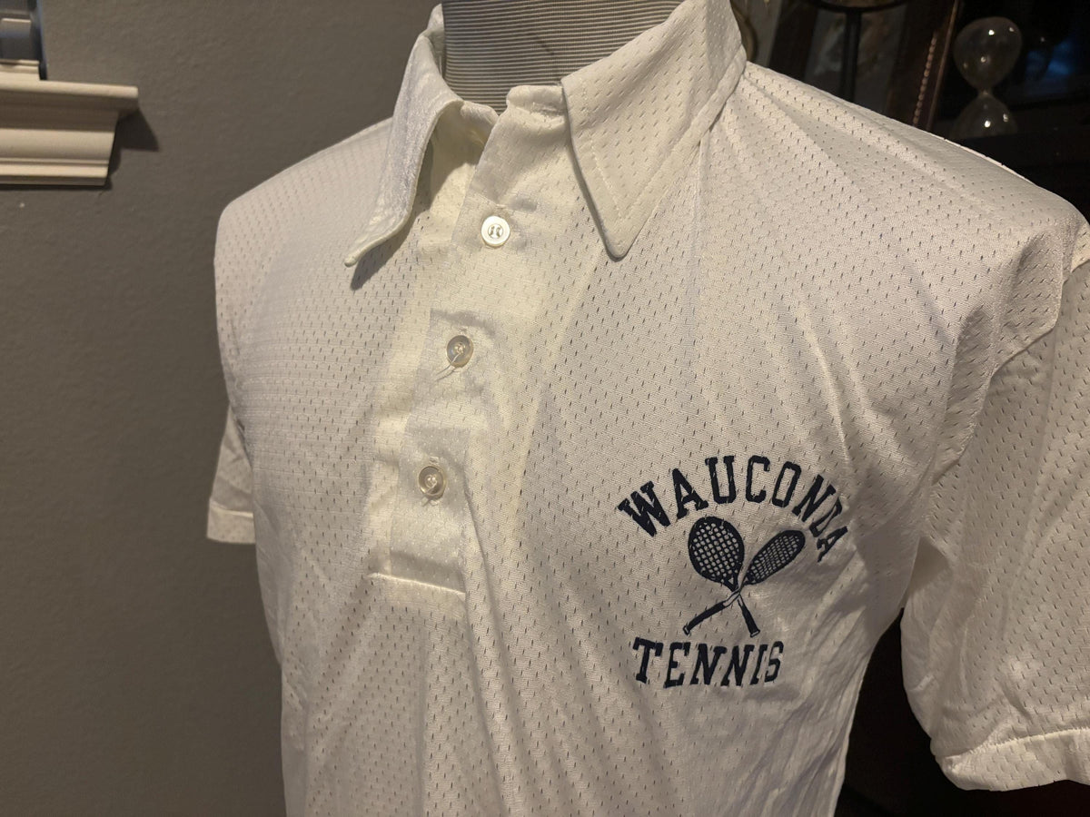 Vintage 8039s Wauconda Tennis Sports Polo Jersey Style Tshirt L Jersey – Warm & Stylish · Great Gift For Fans