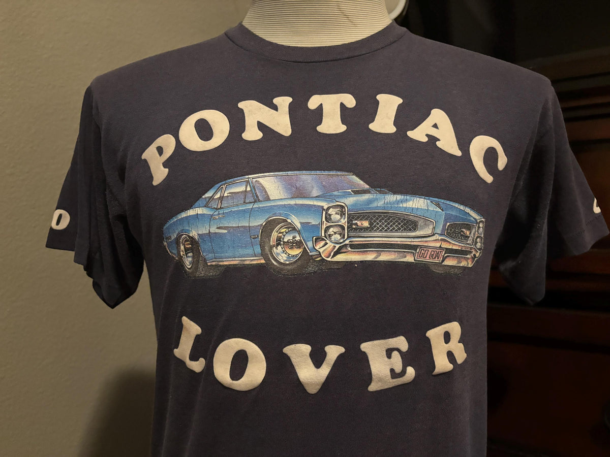Vintage 8039s Pontiac Lover 39 Again Car Lover Tshirt L Graphic Tee – Fan Favorite · Perfect For Daily Wear