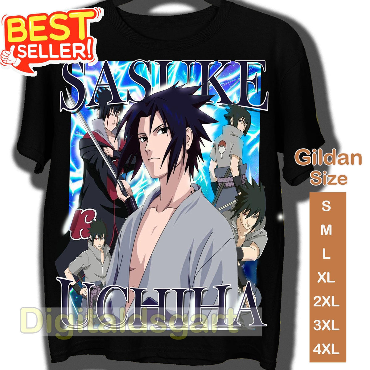 Limited Sasuke Uchiha T Shirt Caracter Anime Shirt Japanese Streetwear Graphic Tee Akatsuki Clan Manga Gift for Him Her Otaku Unisex Top Graphic Tee – Fan Favorite · Perfect For Daily Wear