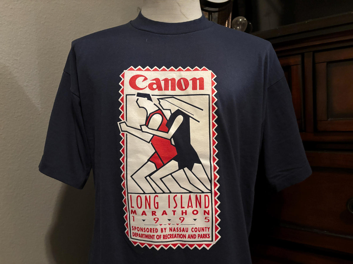 Vintage 9039s Canon Long Island Marathon 1995 Running Tshirt XL Graphic Tee – Cozy Vibes · Top Pick For Any Outfit