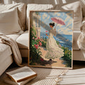 Monet Woman with Martini Wall ArtPink Girly PrintAltered Oil PaintingCoquette Cocktail PosterQuirky Alcohol ArtWhimsical Bar Cart Decor Graphic Tee – Aesthetic Look · Trending Graphic Apparel