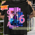 Top GTA 6 Theme Shirt Unisex Gaming Shirt Retro Vice City Graphic Tee Streetwear Aesthetic Gamer Gift Summer Vaporwave T Shirt Graphic Tee – Fan Favorite · Must-Have Style