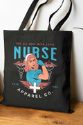 Nurse Tote Bag Healing Everyone Hope Giver Gift for Healthcare Workers Nursing Student Bag Motivational Canvas Bag Tote Bag – Feel-Good Design · Great Gift For Fans