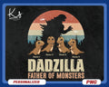 Funny Fathers Day Png Dadzilla Png Dad Gift Husband Gift Funny Husband Gift Father of the Monsters Funny Dad Gift Husband Funny Png Graphic Tee – Premium Graphic · Must-Have Style