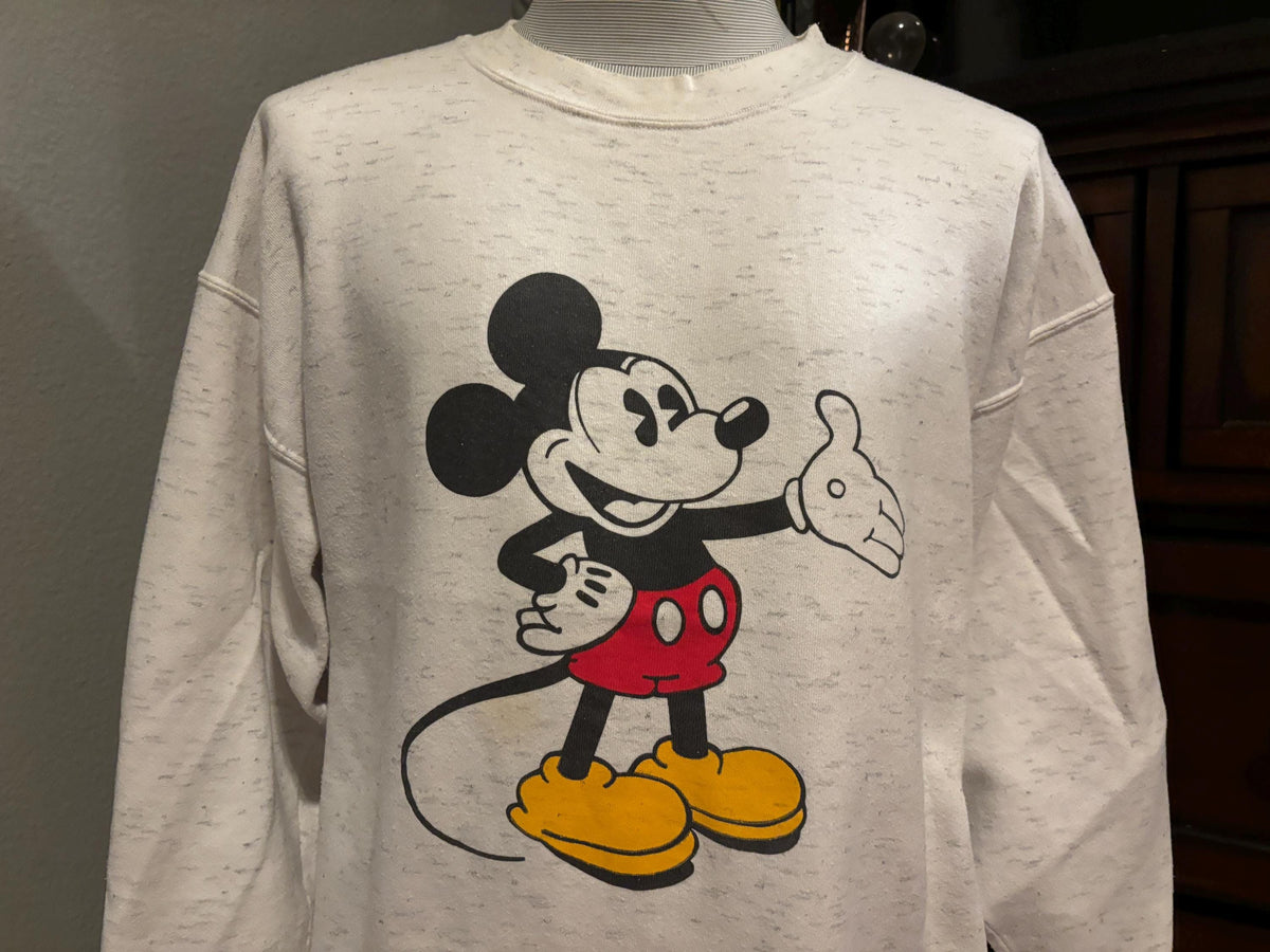 Vintage 9039s Walt Disneys Mickey Mouse Classic Mickey Crewneck Sweatshirt XXL Sweatshirt – Feel-Good Design · Perfect For Daily Wear