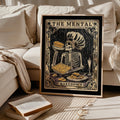 Baking Wall ArtSkeleton Cooking PosterHaving a Mental Bake Down Tarot Card PrintsGift for Bakers Culinary Art PrintsFunny Kitchen Print Graphic Tee – Cozy Vibes · Great Gift For Fans