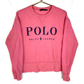Polo Ralph Lauren Sweatshirt Crewneck Women39s Medium Pink Cropped Fit Sweatshirt – Bold Style · Trending Graphic Apparel