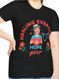 Nurse Healing Everyone Hope Giver Gift for Nurses Inspirational Apparel Medical Profession Tee Caregiver Shirt Graphic Tee – Bold Style · Top Pick For Any Outfit