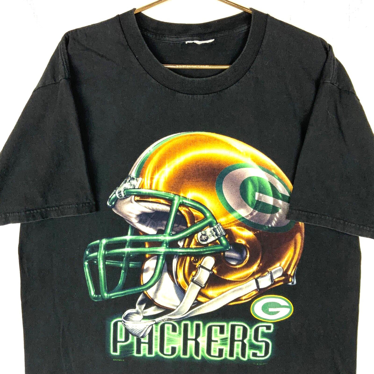 Vintage Green Bay Packers Nutmeg Tshirt Size XL Black 1996 Nfl Football 90s Graphic Tee – Easygoing Wear · Trending Graphic Apparel