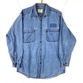 Vintage Levis Denim Shirt Size XL Blue Long Sleeve Button Up Graphic Tee – Warm & Stylish · Trending Graphic Apparel