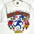 Vintage Fifa Womens Wold Cup Soccer Tshirt XL White Double Sided 1999 Usa 90s Graphic Tee – Soft Feel · Top Pick For Any Outfit