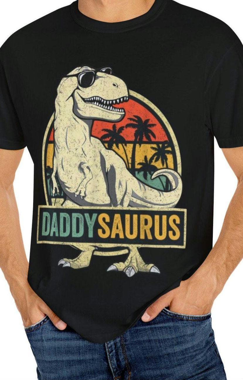 Daddy dinosaur T Shirt dino Tee Funny Dad Shirt Father39s Day Gift Dinosaur Lover Apparel dinosaur dad dinosaur daddy Gift for Dad Graphic Tee – Feel-Good Design · Perfect For Daily Wear