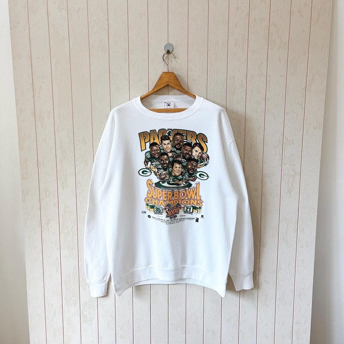 Vintage 90s Green Bay Packers sweatshirt vintage 1997 Caricatures NFL sweatshirt vintage Delta made in USA sweatshirt size XL Sweatshirt – Bold Style · Must-Have Style