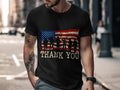 Patriotic Thank You T Shirt Saluting Soldiers American Flag Tee Veterans Day Appreciation Shirt USA Military Tribute Shirt Graphic Tee – Soft Feel · Top Pick For Any Outfit