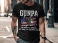 GUNPA Like A Normal Grandpa But More Fun And Owns Guns Patriotic Eagle American Flag T Shirt Funny Grandpa Gift Graphic Tee – Fan Favorite · Great Gift For Fans