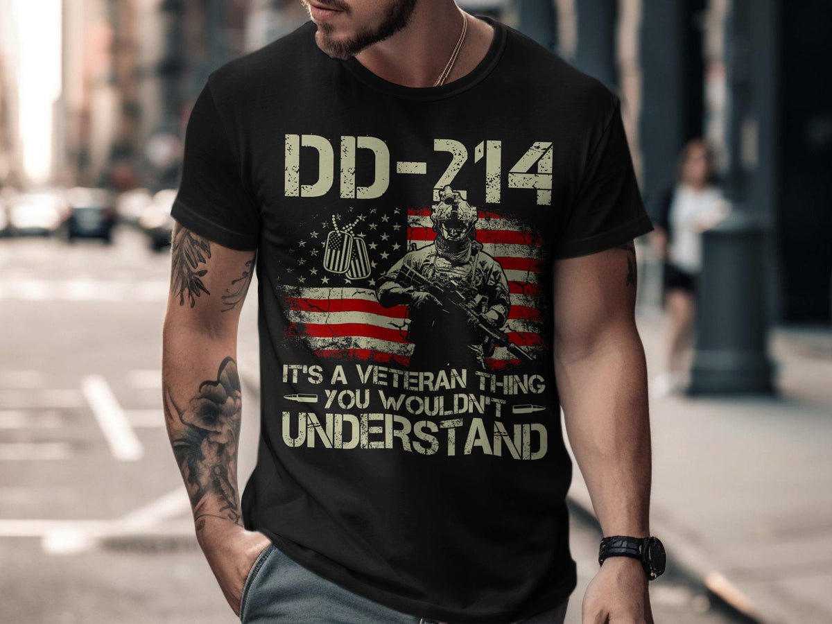 DD214 Military T shirt Its a Veteran Thing You Wouldnt Understand Military Pride T shirt Army T shirt Veterans Day Gift Graphic Tee – Fan Favorite · Must-Have Style