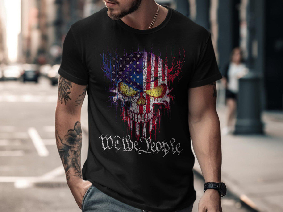 Vintage American Flag Skull T Shirt Patriotic Skull Shirt Distressed Flag Skull Tee USA Skull Graphic Tee 4th of July Shirt Unisex Graphic Tee – Easygoing Wear · Must-Have Style