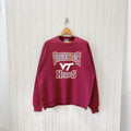 Vintage 90s Virginia Tech sweatshirt vintage Hokies sweatshirt vintage Red Oak sweatshirt size XL Sweatshirt – Easygoing Wear · High-Quality Print