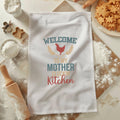 Welcome to Mother Cluckin Kitchen Tea Towel Funny Chicken Towel Farmhouse Kitchen Cute Kitchen Decor Gift for Mom Kitchen Towel Graphic Tee – Premium Graphic · Trending Graphic Apparel