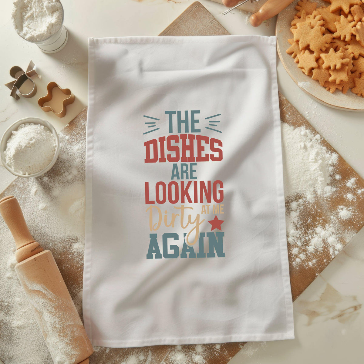 Funny Kitchen Towel Dish Towel Kitchen Decor Dirty Dishes Housewarming Gift Novelty Towel Home Decor Towel Hostess Gift Idea Graphic Tee – Everyday Comfort · Top Pick For Any Outfit