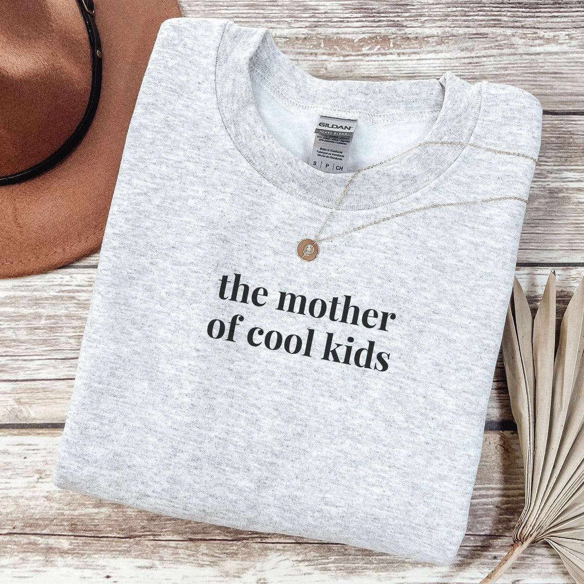 The Mother of Cool Kids Funny Saying Sweatshirt for Mom Present from Daughter or Son Silly Minimal Crewneck for Mother39s Day or Birthday Sweatshirt – Premium Graphic · Trending Graphic Apparel