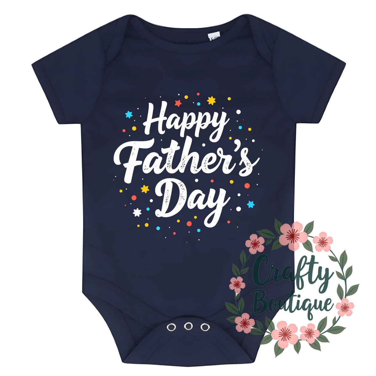 Happy Father39s Day Baby Grow Daddy Gift 1st Fathers Day Personalised Gift For Dad Baby Vest New Baby Outfit Fathers Day Outfit 1350 Graphic Tee – Premium Graphic · High-Quality Print